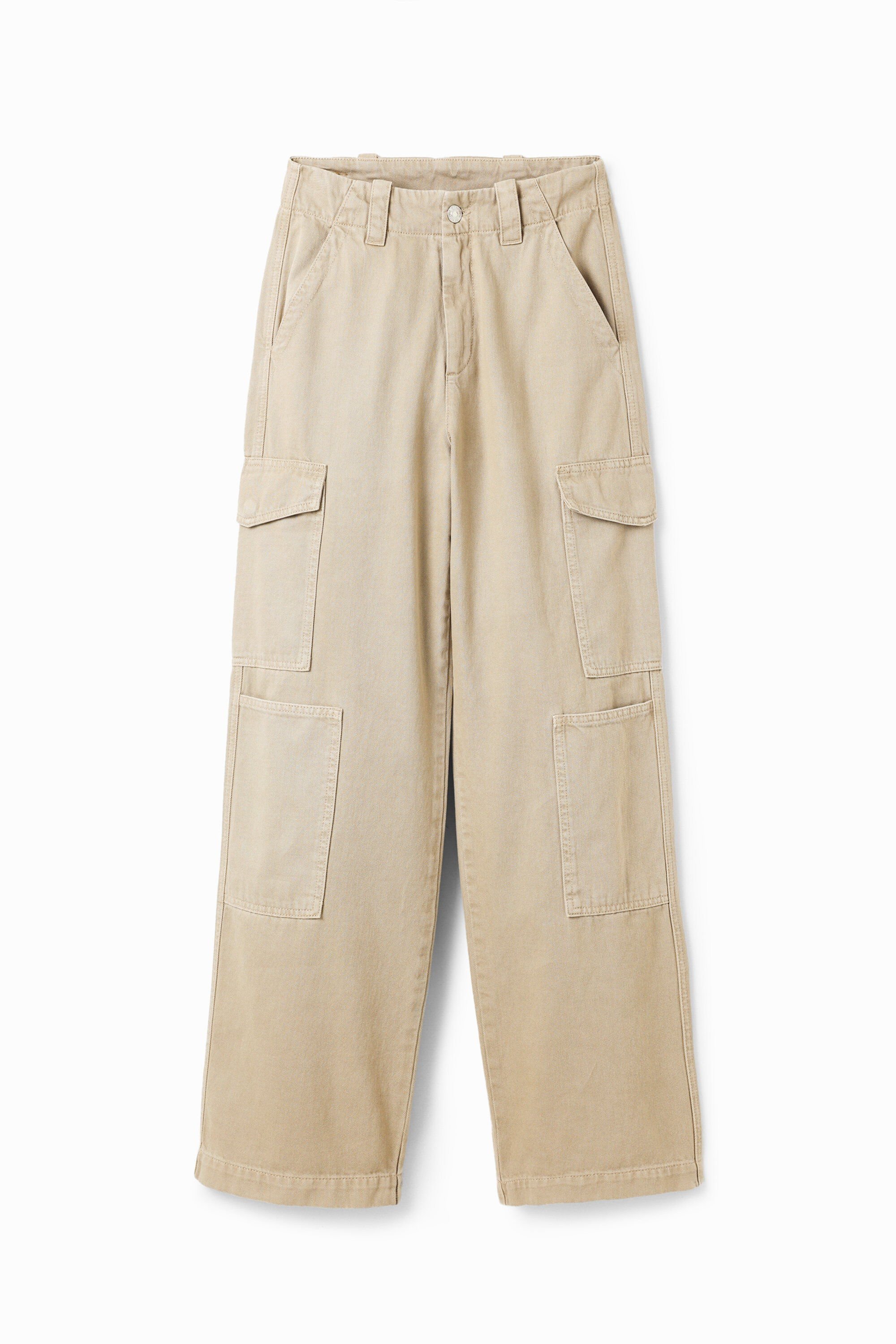 Desigual Long cargo trousers