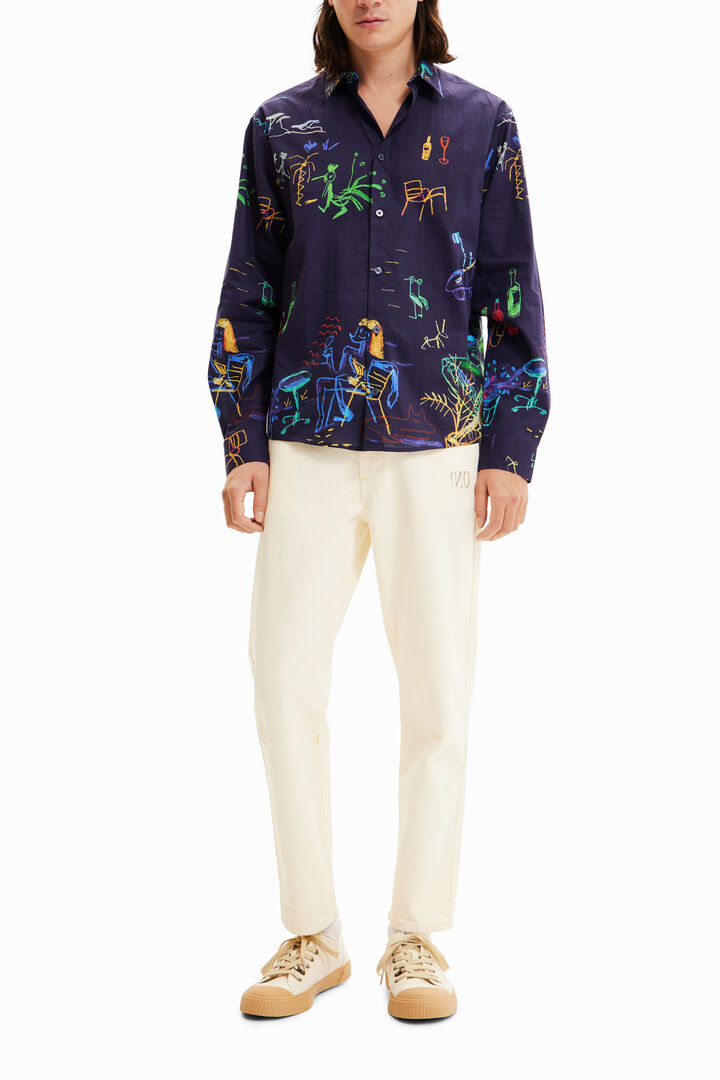 Camicia maniche lunghe Illustrazioni | Desigual