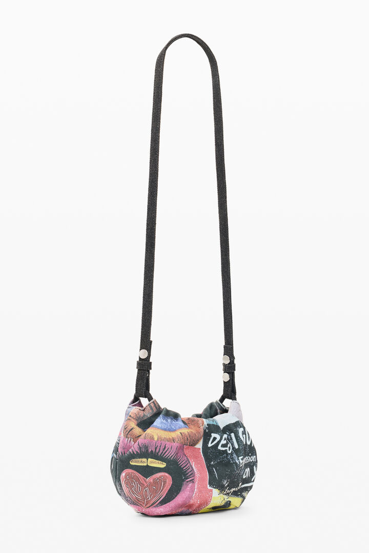 Large Printed Crossbody Wallet