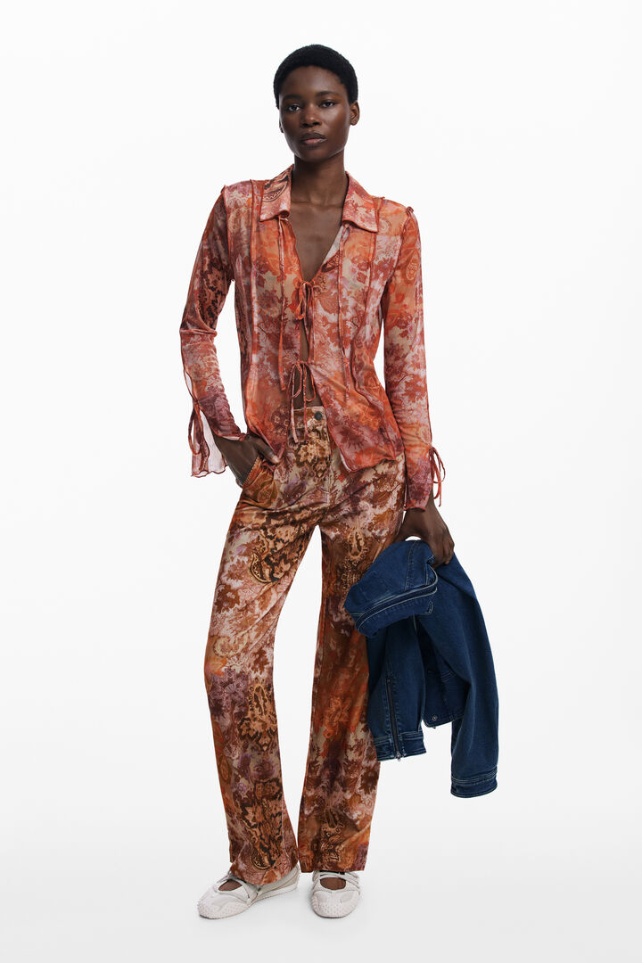 Chiffon T-shirt with bows | Desigual