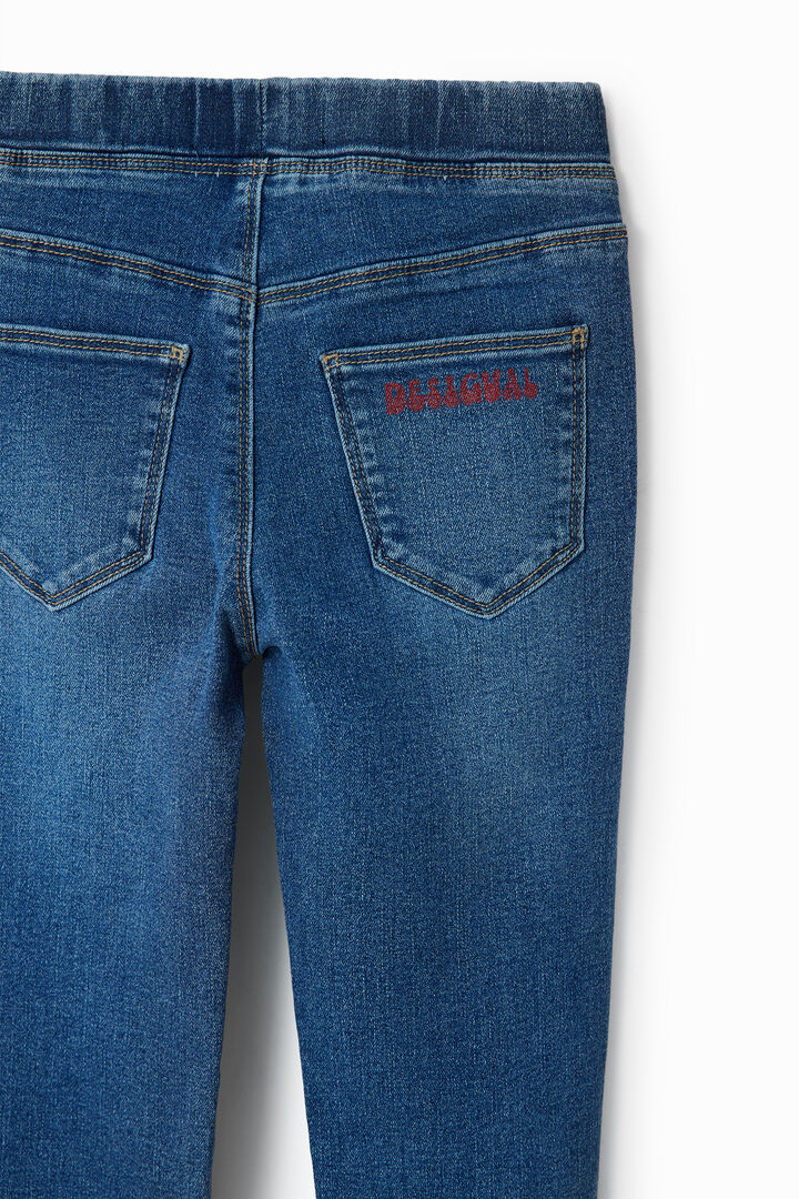 Leggings jeans messaggio | Desigual