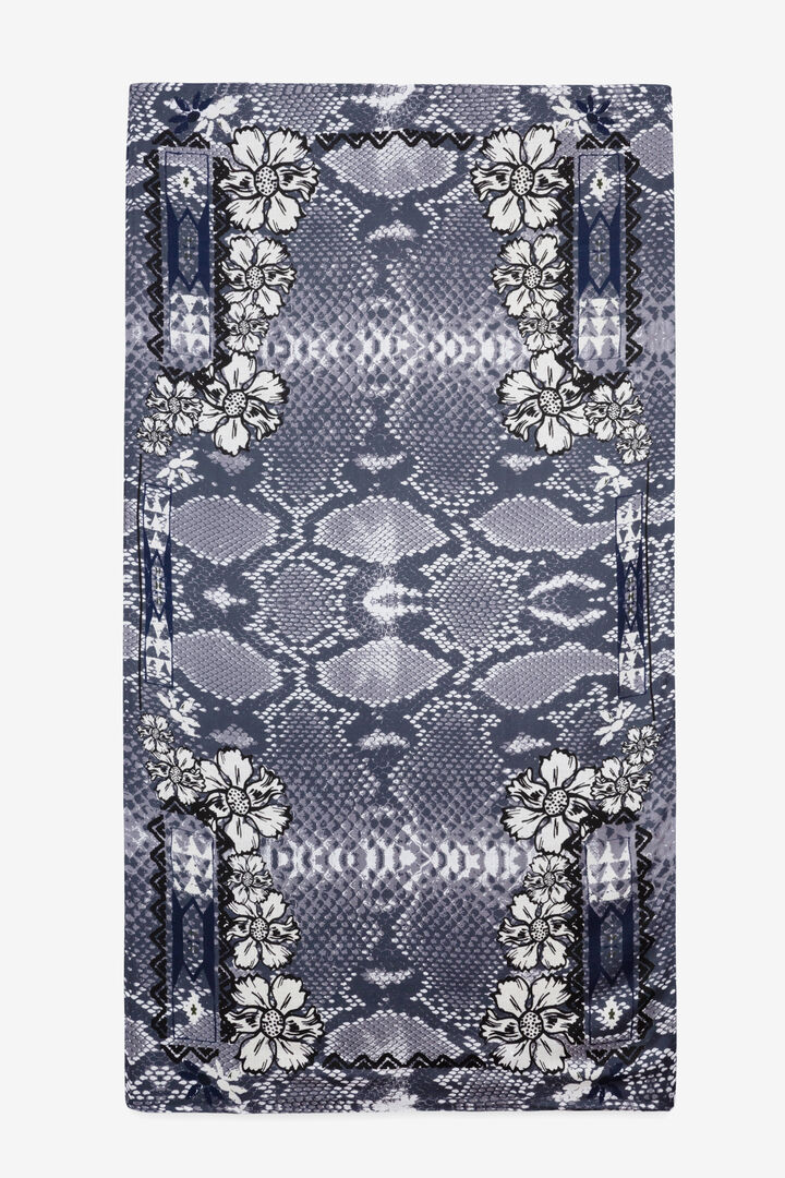 Foulard reptile skin flowers | Desigual