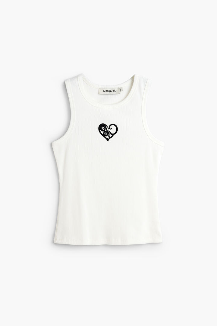 Sleeveless t-shirt 100% cotton