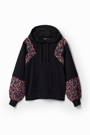 Sweat-shirt jacquard léopard | Desigual