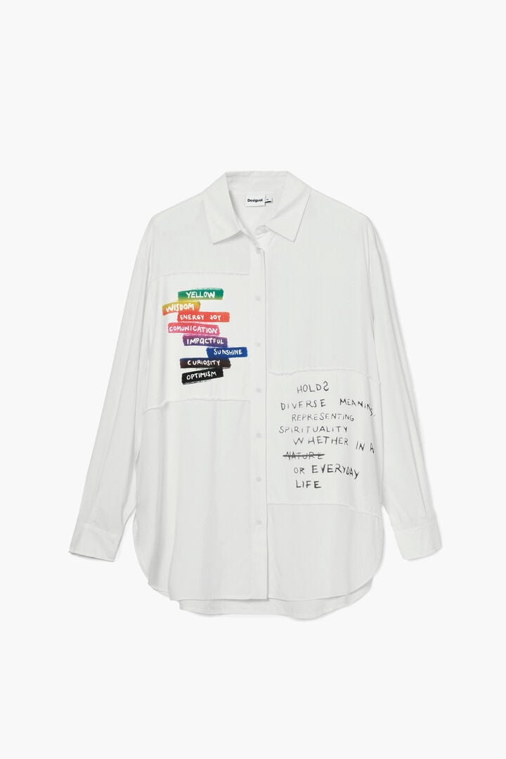 Camisa estampado letras | Desigual