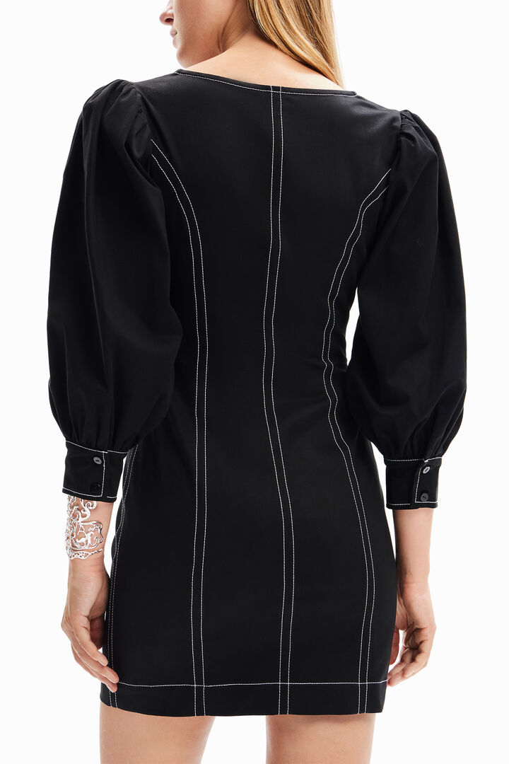 Vestido corto slim cremallera | Desigual