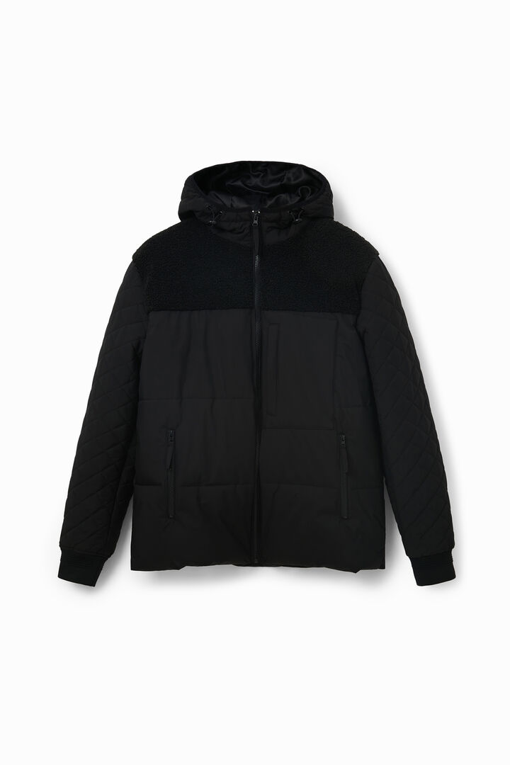 Chaqueta lisa capucha | Desigual
