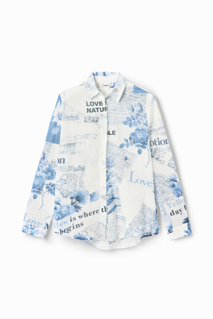 Camisa leve mapas | Desigual