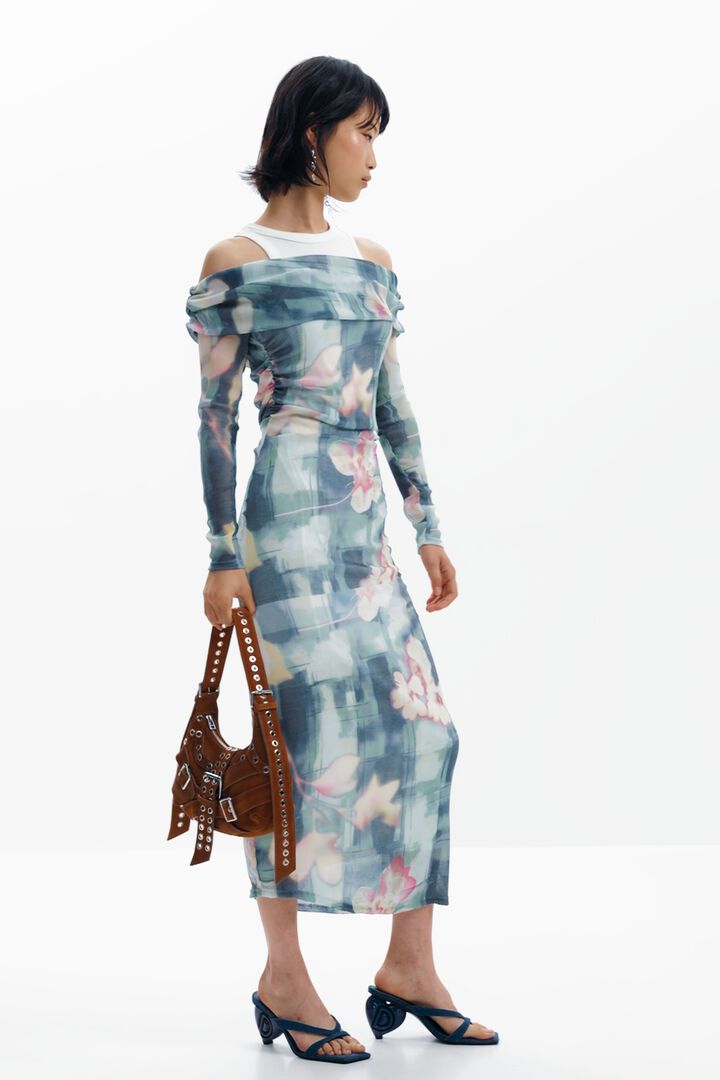Robe longue combinée | Desigual