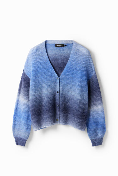 Cardigan oversize sfumato | Desigual