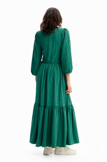 Vestit llarg textura | Desigual