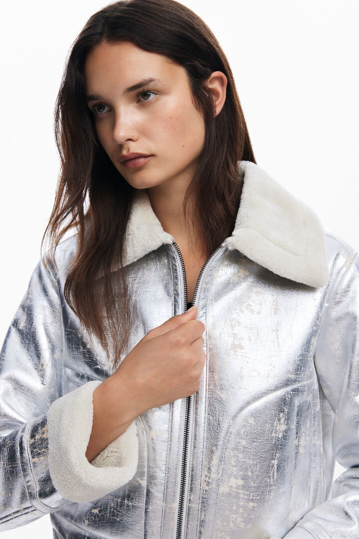 Metallic jacket | Desigual