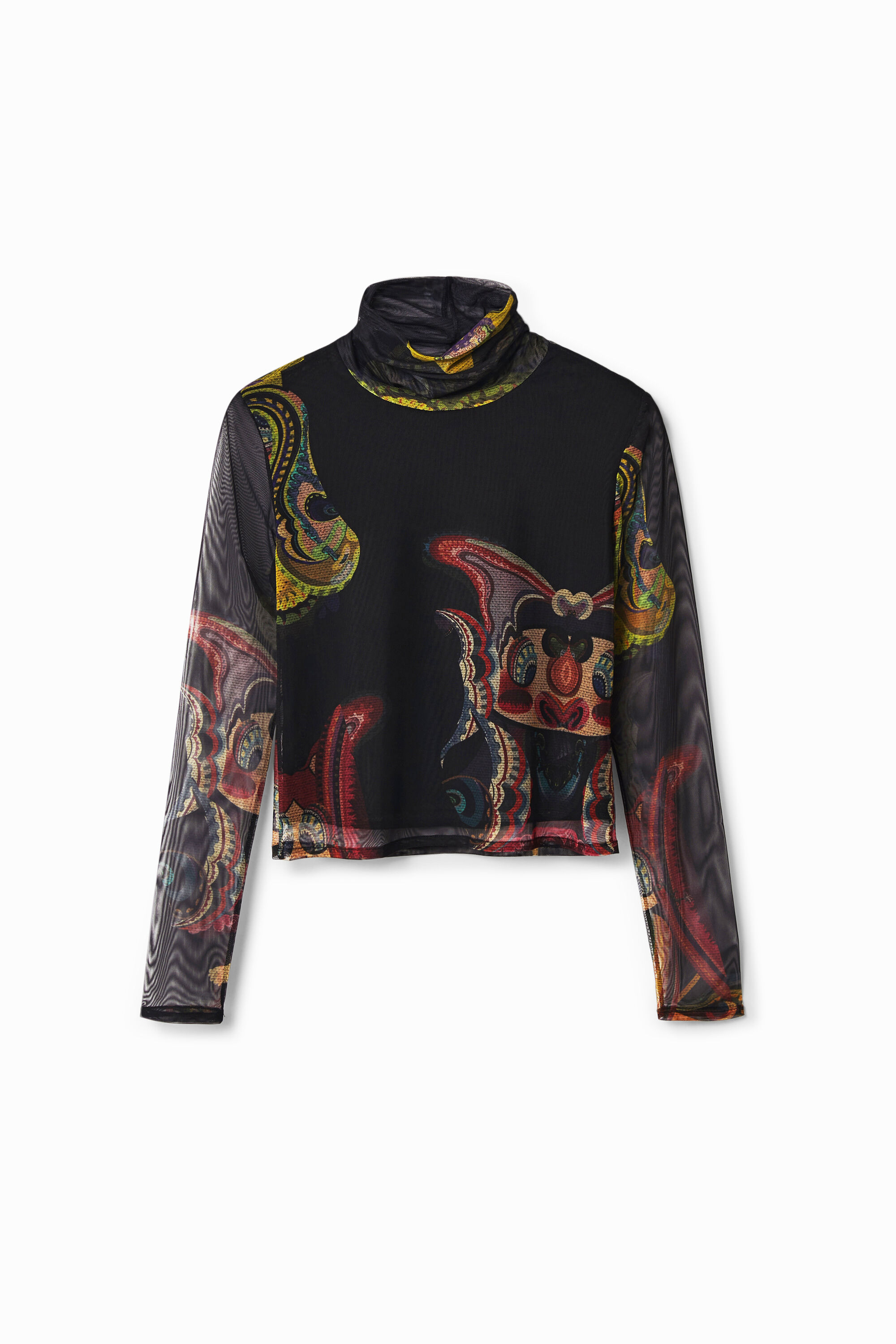 M. Christian Lacroix tulle tapestry T-shirt - BLACK - S