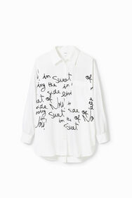 Camisa oversize lettering | Desigual