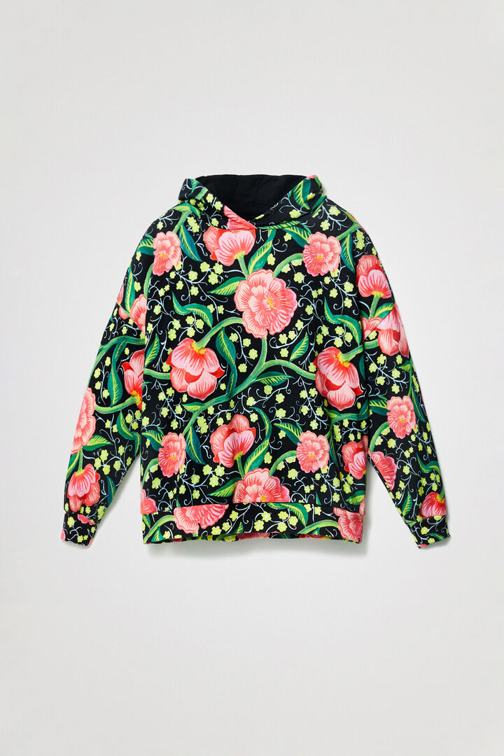 Oversize hooded sweatshirt | Desigual