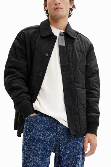 Gestepptes Überhemd Patch | Desigual