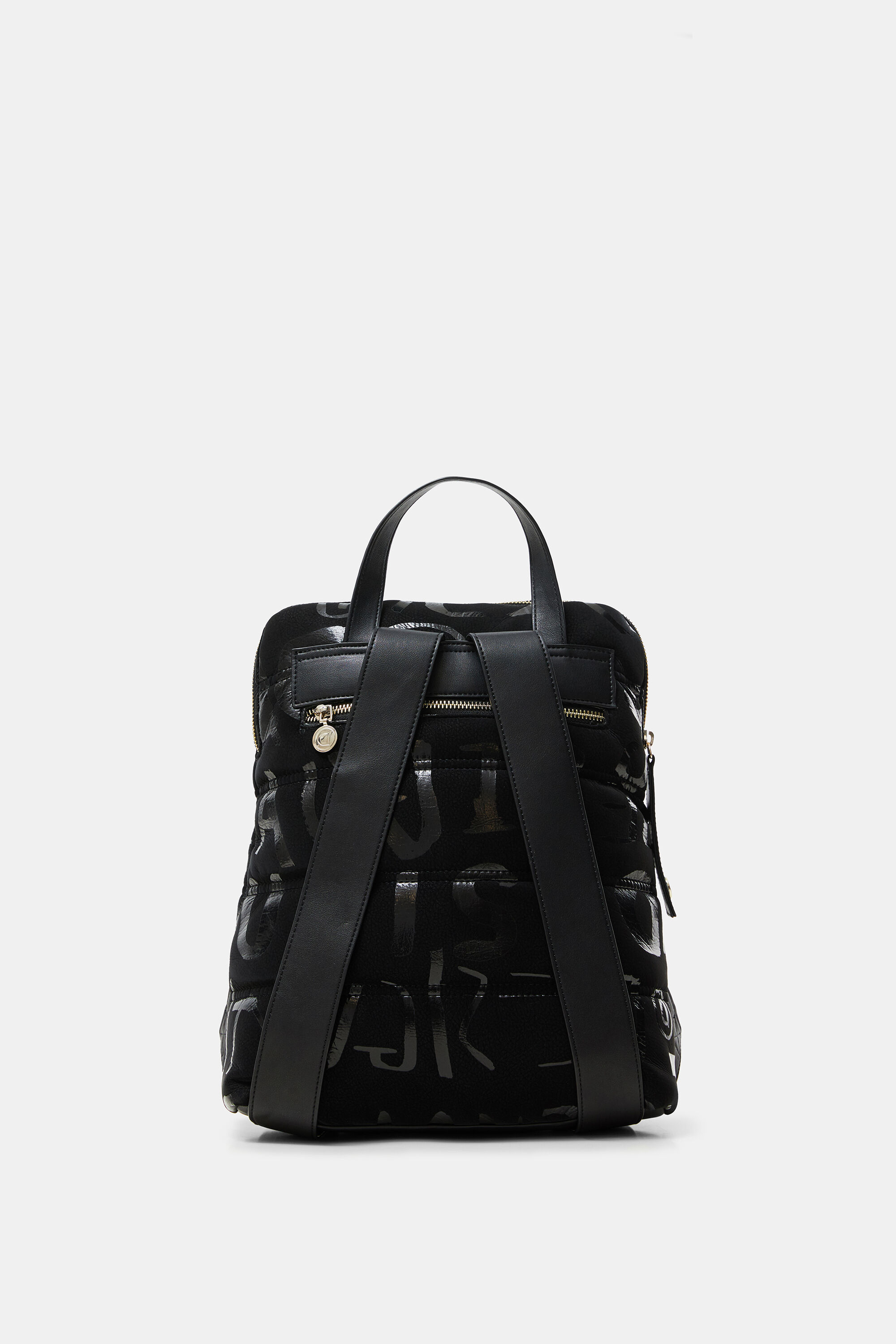 backpack with square logo