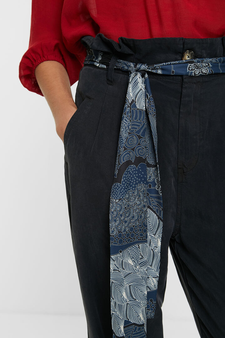Pleated trousers scarf | Desigual