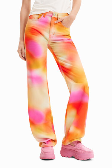 Texans Wide leg multicolor Maitrepierre | Desigual