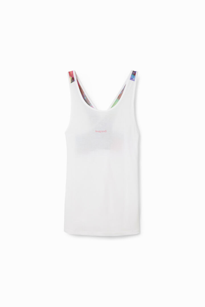 Sport floral vest top | Desigual
