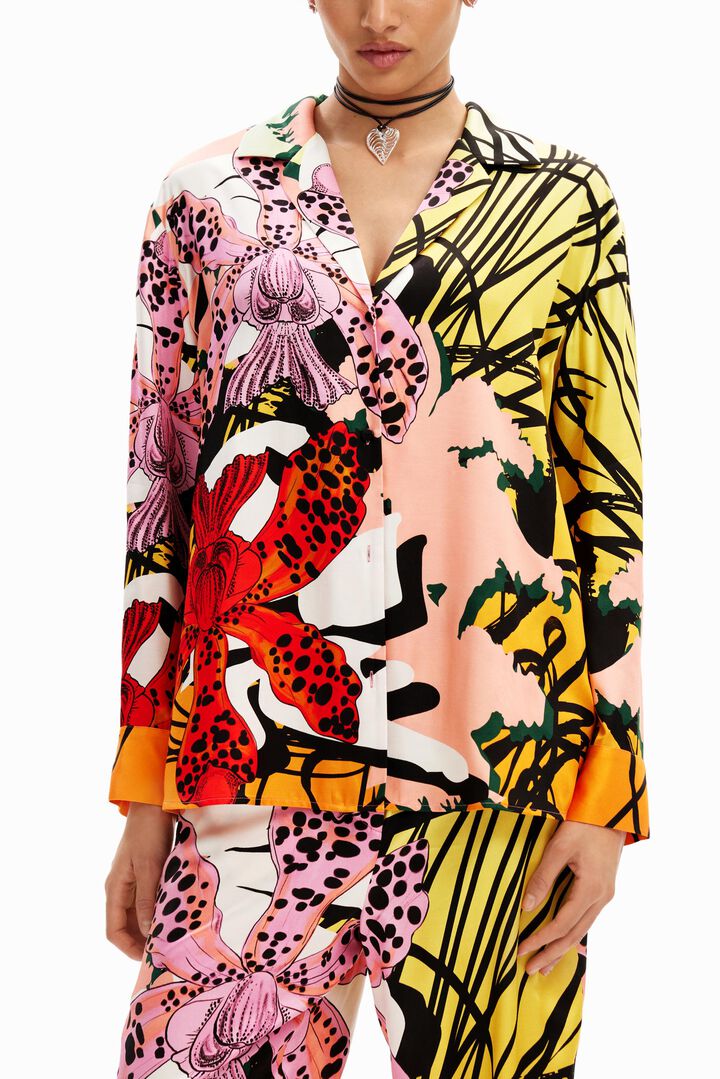 M. Christian Lacroix orchid shirt | Desigual