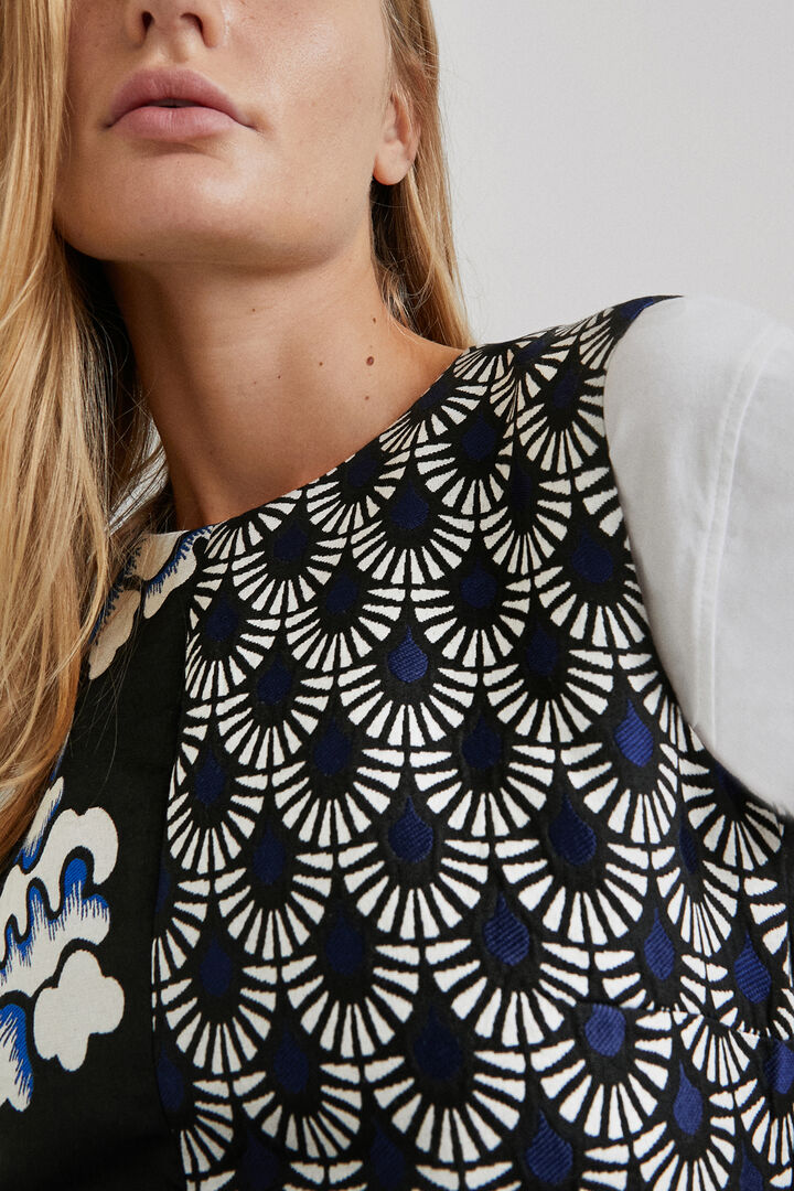 Vestido slim patchwork | Desigual