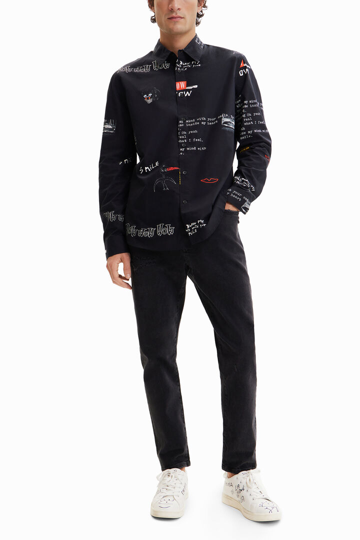 Arty message shirt | Desigual