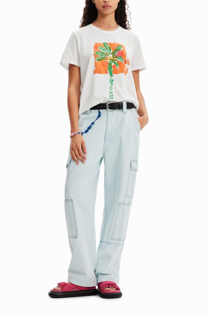 Samarreta tropical palmera | Desigual