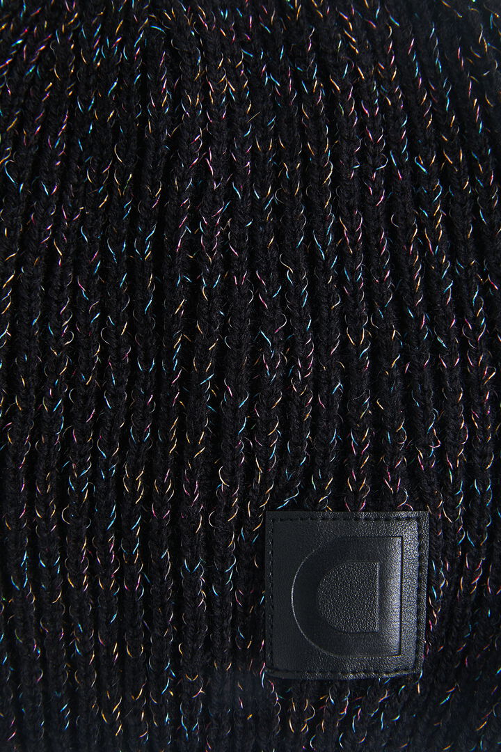 Gorro casquete de punto lúrex | Desigual