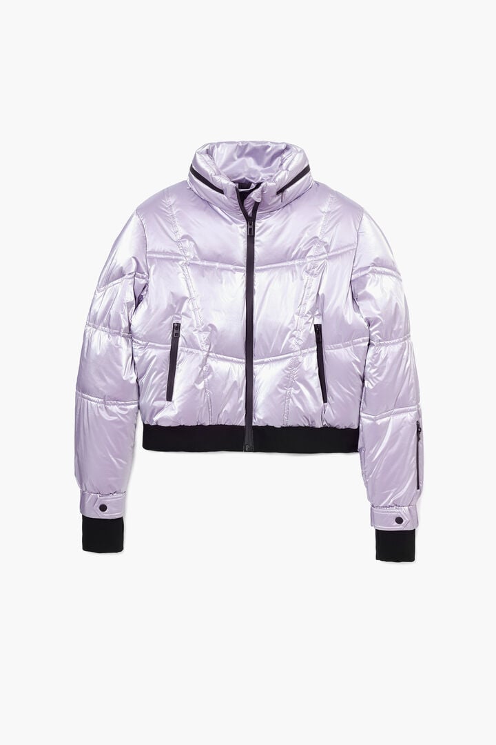 Metallic Quilted Coat | Desigual