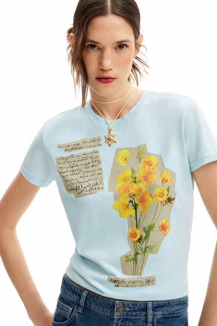 Floral patch T-shirt | Desigual