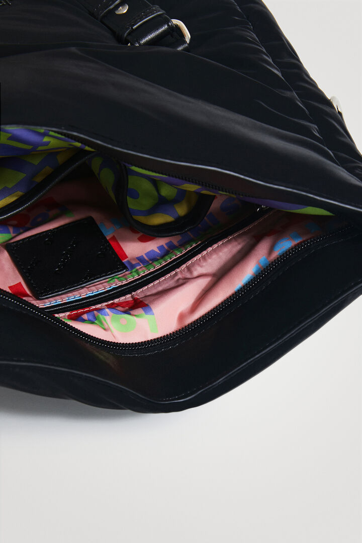 Handbag technical fabric solid colour | Desigual
