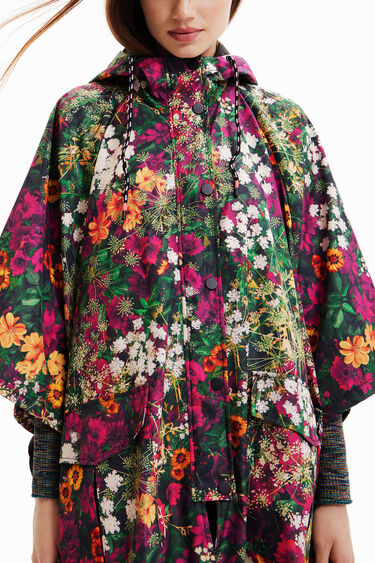 Mini floral raincoat | Desigual