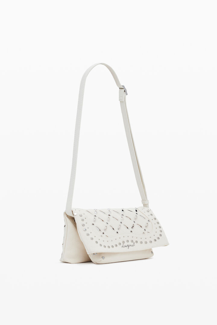 Mittelgroße Tasche mit gestanzter Klappe | Desigual