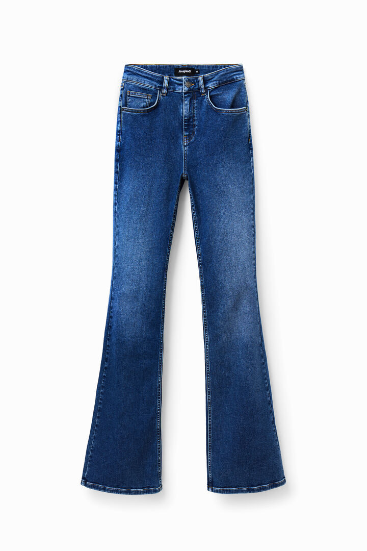 Long flare jeans | Desigual