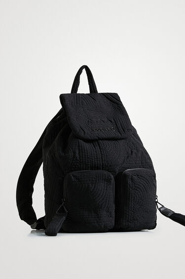 Plain quilted backpack | Desigual