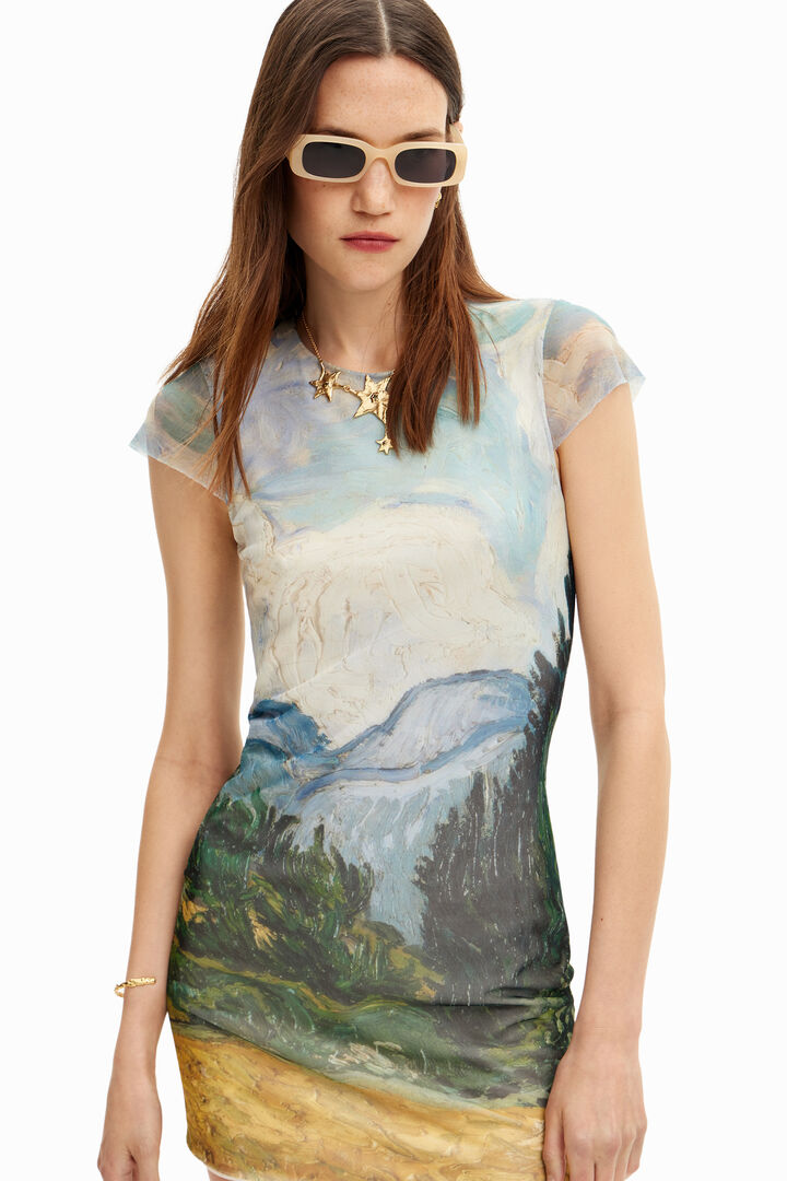 Van Gogh short dress