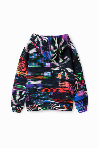 Sweatshirt met glitch-print met Mickey Mouse | Desigual