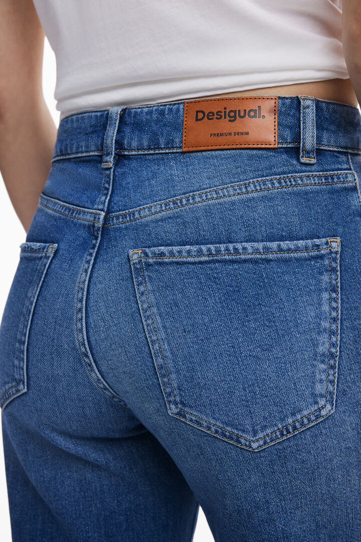 Bestickte Culotte-Jeans | Desigual