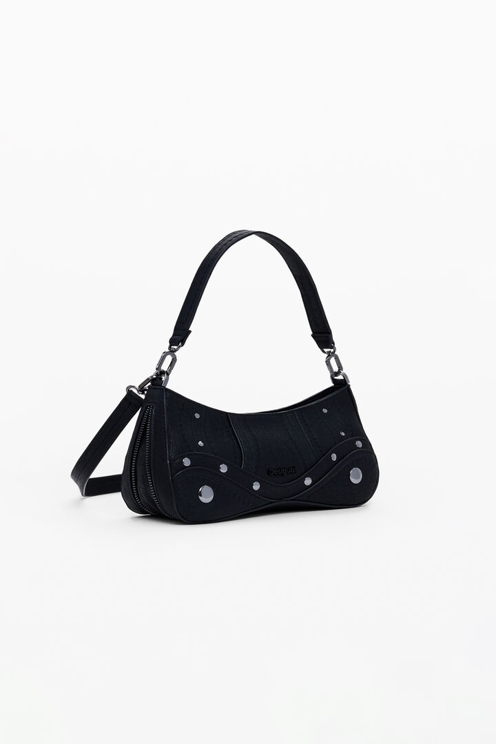 Bolso efecto piel bordados pequeño | Desigual