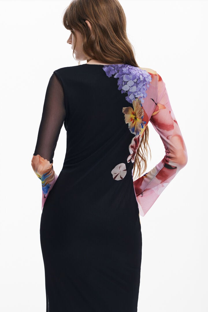 Floral midi dress | Desigual