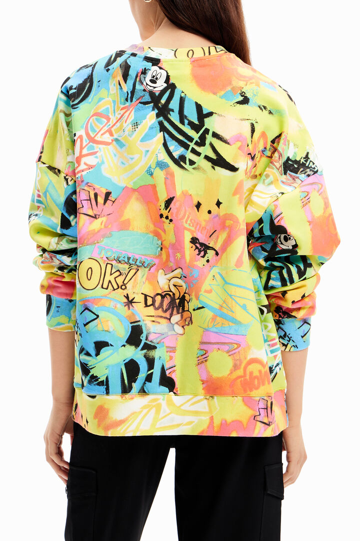 Sudadera oversize Mickey Mouse | Desigual