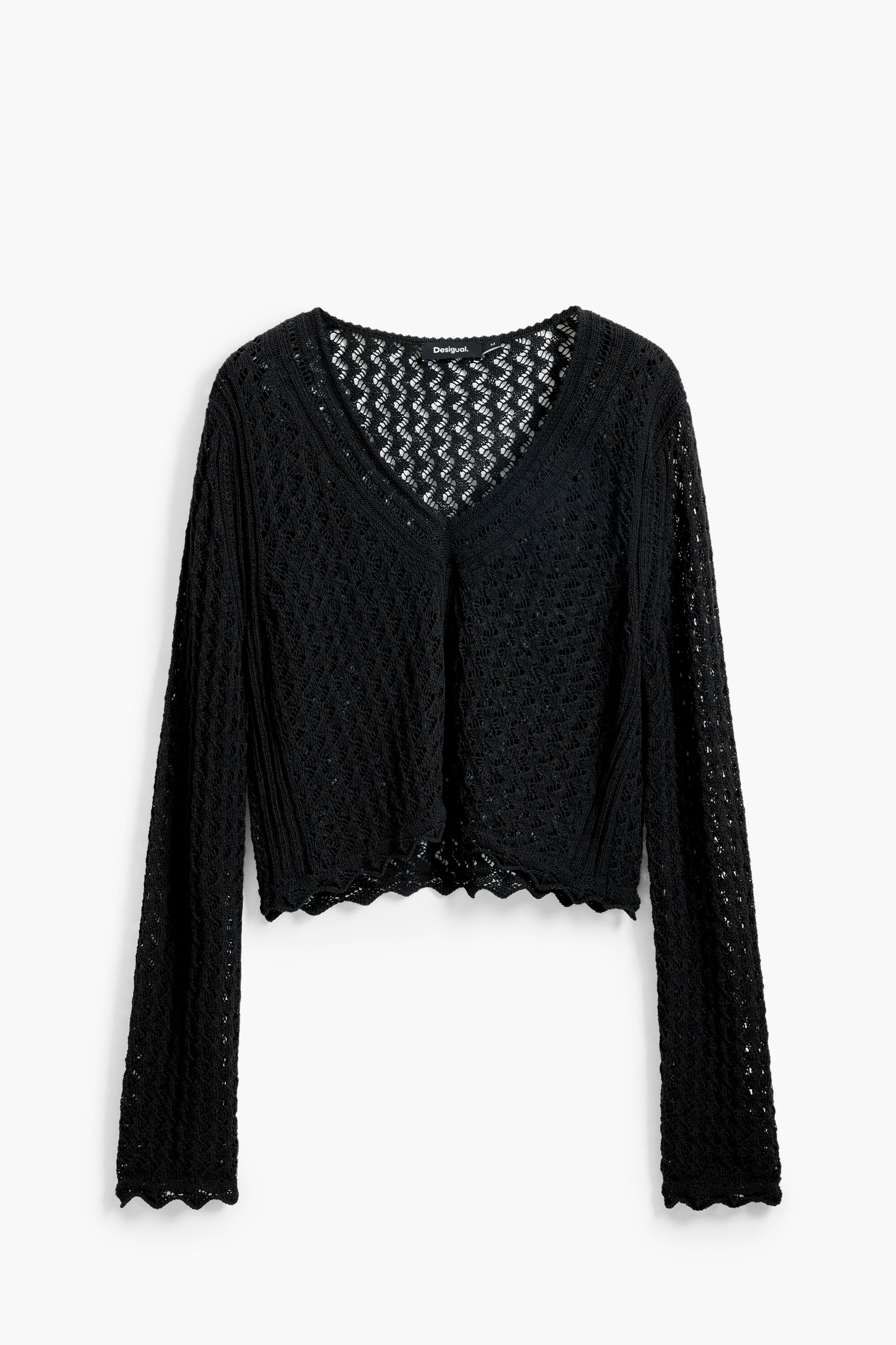 Jersey cropped calados - BLACK - XL