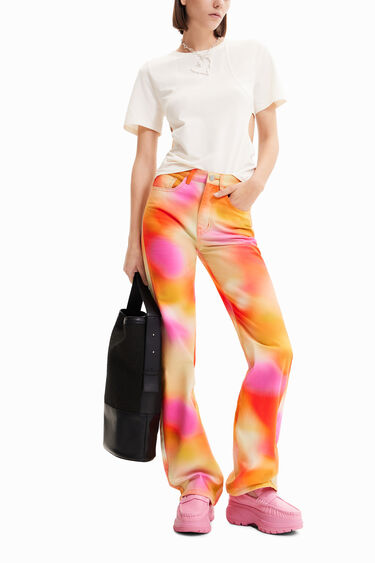 Texans Wide leg multicolor Maitrepierre | Desigual