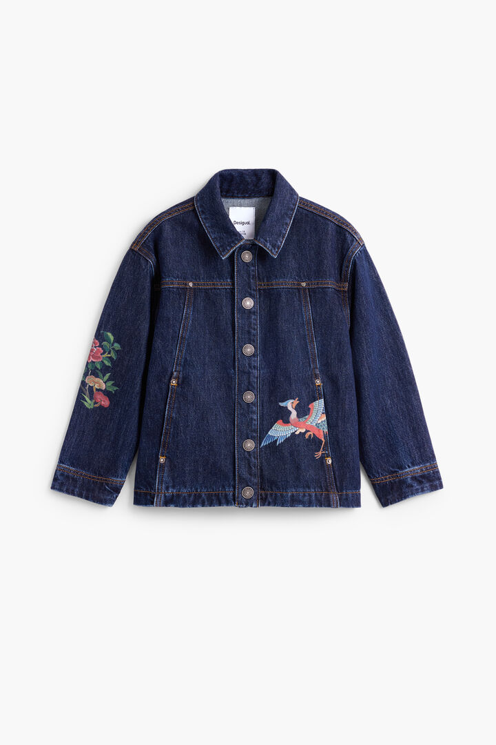 printed cotton jacket boy