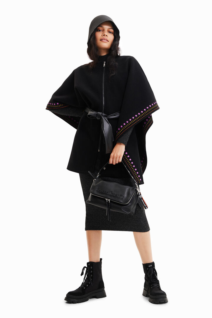 Half-logo crossbody bag | Desigual