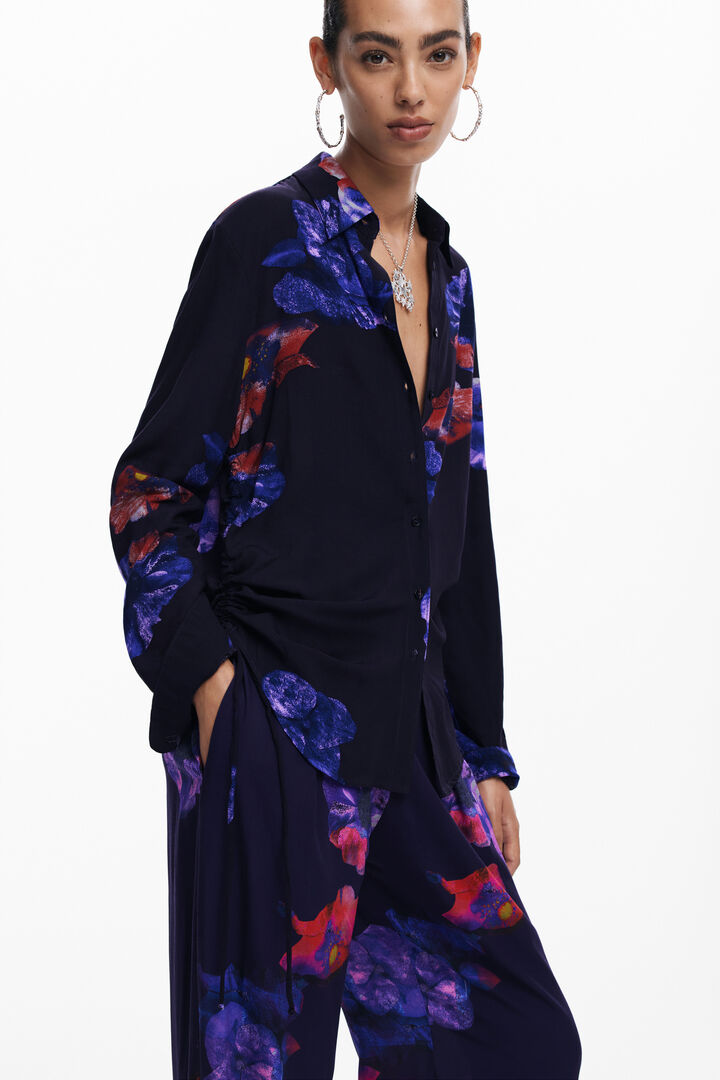 Fluid floral pants | Desigual