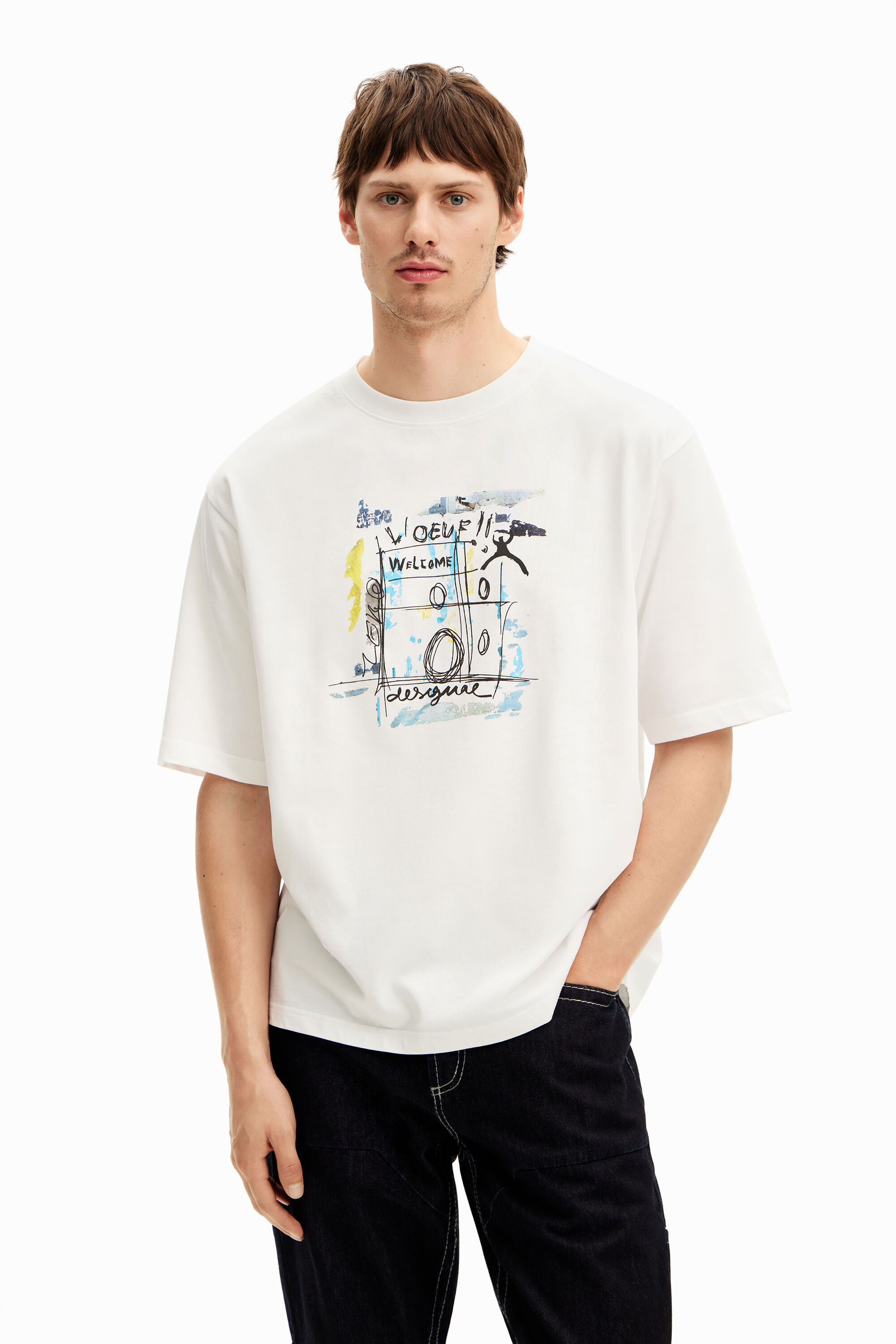 Arty design t shirt