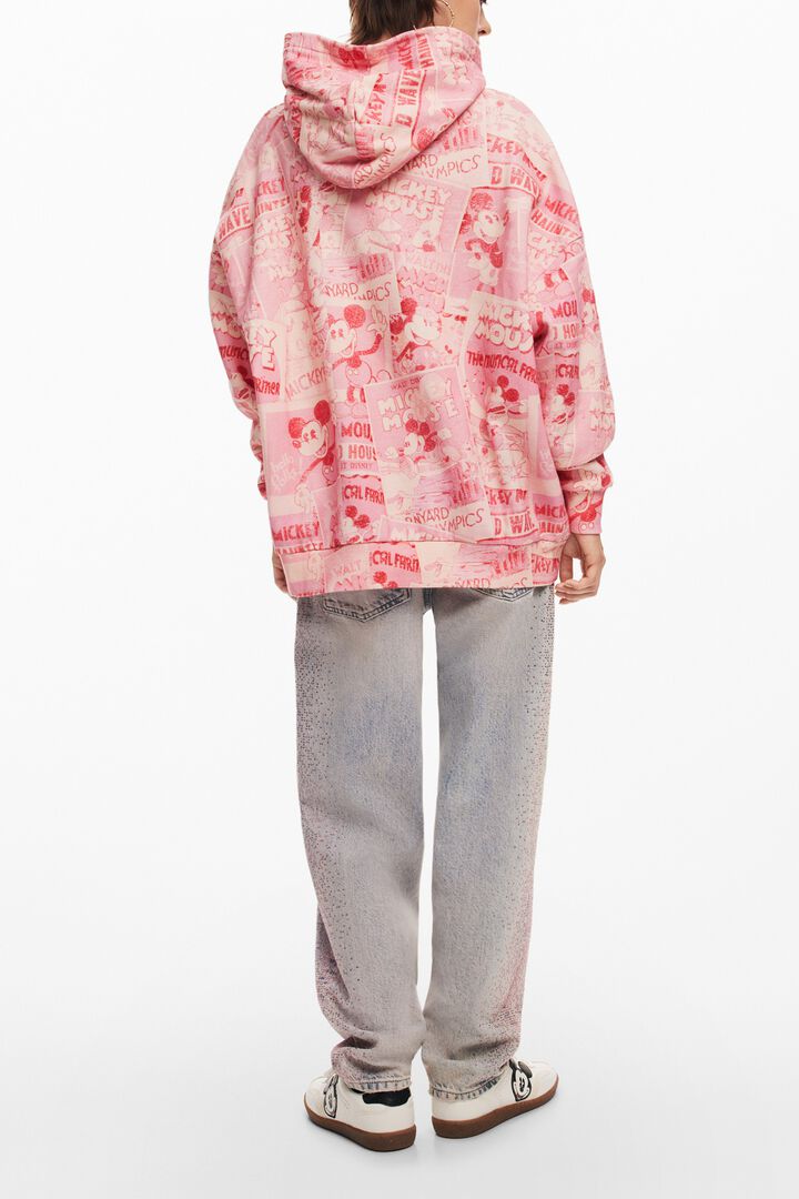 Mickey Mouse hoodie with drawstring | Desigual