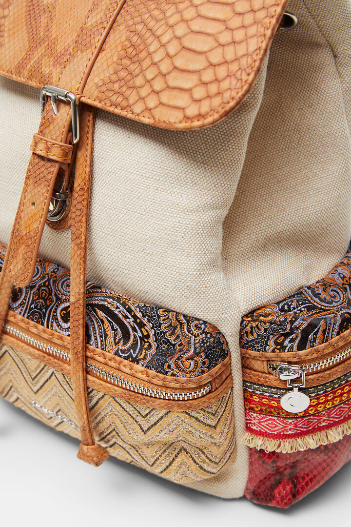 Mochila patch boho | Desigual